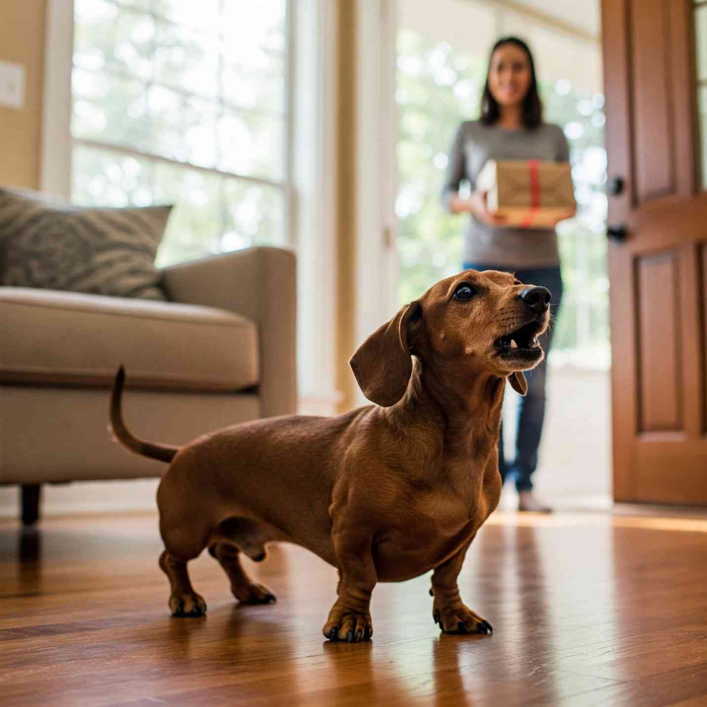 How-to-calm-a-dachshund-around-visitors