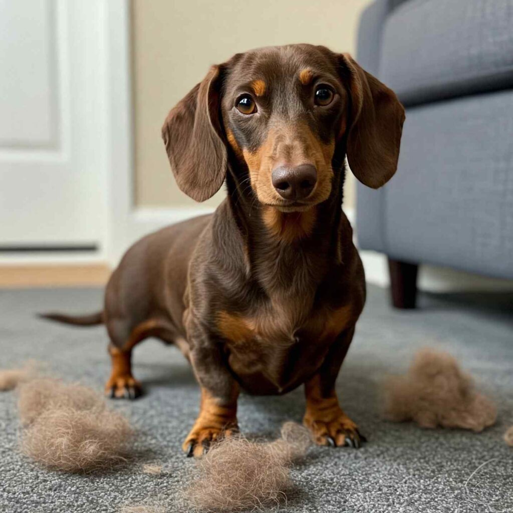 dachshund-shedding