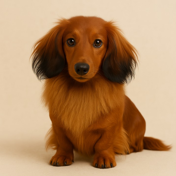 long-haired-dachshund-with-lion-cut